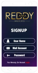 signup reddy anna